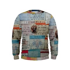 Concert Memorabilia  Kids  Sweatshirt by StarvingArtisan