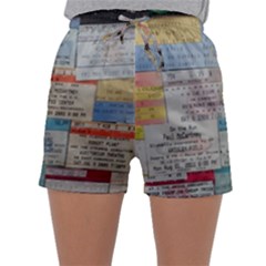 Concert Memorabilia  Sleepwear Shorts by StarvingArtisan