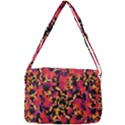 Red Floral Collage Print Design 2 Courier Bag View3
