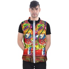 Dragon Lights Centerpiece Men s Puffer Vest