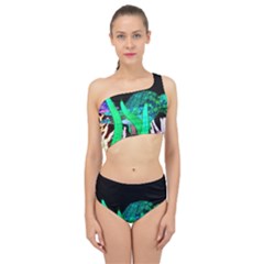 Dragon Lights Turtle Spliced Up Two Piece Swimsuit by Riverwoman