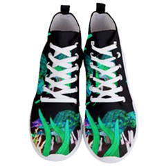 Dragon Lights Turtle Men s Lightweight High Top Sneakers