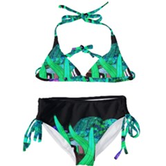 Dragon Lights Turtle Kids  Classic Bikini Set by Riverwoman