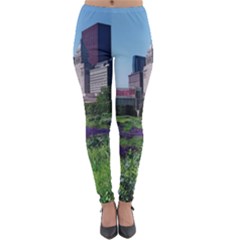 Lurie Garden Salvia River Lightweight Velour Leggings by Riverwoman