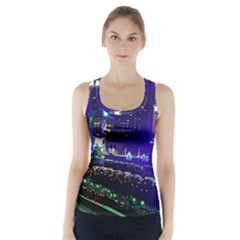 Columbus Commons Lights Racer Back Sports Top