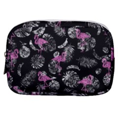 Flamingo Pattern Make Up Pouch (small) by Valentinaart