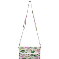 Flamingo Pattern Mini Crossbody Handbag by Valentinaart