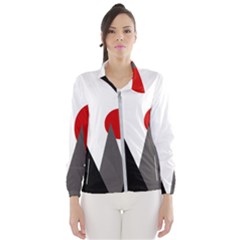 Geometric Landscape Windbreaker (women)