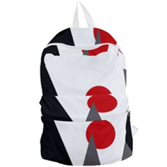Geometric Landscape Foldable Lightweight Backpack by Valentinaart
