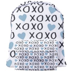 Xo Valentines Day Pattern Giant Full Print Backpack by Valentinaart