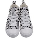 XO Valentines day pattern Kids  Mid-Top Canvas Sneakers View1