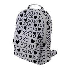 Xo Valentines Day Pattern Flap Pocket Backpack (large) by Valentinaart
