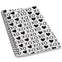 Xo Valentines Day Pattern 5 5  X 8 5  Notebook by Valentinaart