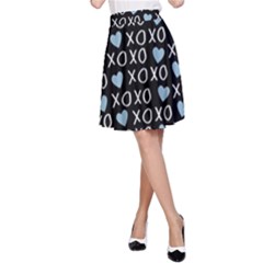 Xo Valentines Day Pattern A-line Skirt