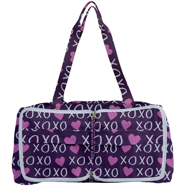 XO Valentines day pattern Multi Function Bag