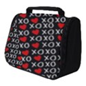 XO Valentines day pattern Full Print Travel Pouch (Small) View1