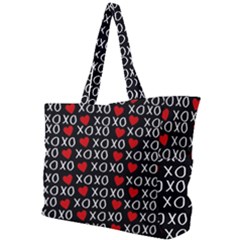 Xo Valentines Day Pattern Simple Shoulder Bag by Valentinaart