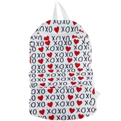 Xo Valentines Day Pattern Foldable Lightweight Backpack