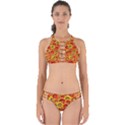 Brilliant Orange And Yellow Daisies Perfectly Cut Out Bikini Set View1