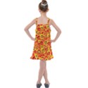 Brilliant Orange And Yellow Daisies Kids  Overall Dress View2