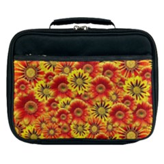 Brilliant Orange And Yellow Daisies Lunch Bag
