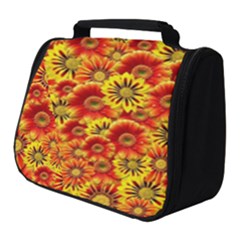 Brilliant Orange And Yellow Daisies Full Print Travel Pouch (Small)