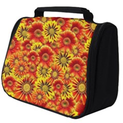 Brilliant Orange And Yellow Daisies Full Print Travel Pouch (Big)