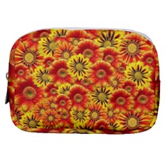 Brilliant Orange And Yellow Daisies Make Up Pouch (Small)