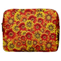 Brilliant Orange And Yellow Daisies Make Up Pouch (Large)