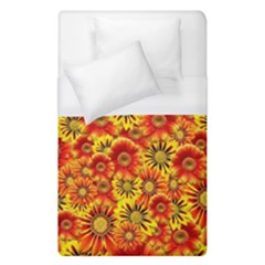 Brilliant Orange And Yellow Daisies Duvet Cover (Single Size)