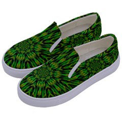 Love The Tulips In The Right Season Kids  Canvas Slip Ons by pepitasart