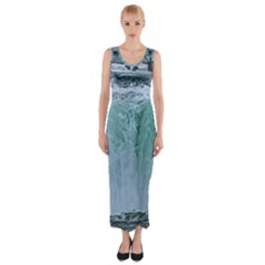 Niagara Falls Fitted Maxi Dress by Riverwoman