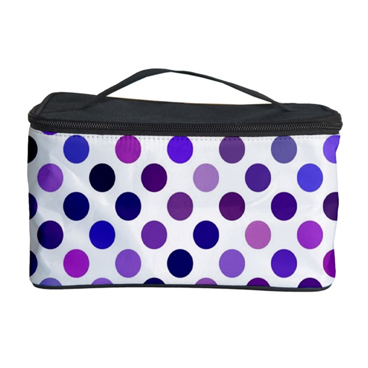 Shades Of Purple Polka Dots Cosmetic Storage