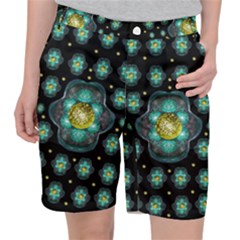Light And Love Flowers Decorative Pocket Shorts by pepitasart