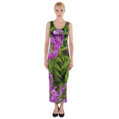 Stratford Garden Phlox Fitted Maxi Dress by Riverwoman