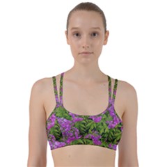 Stratford Garden Phlox Line Them Up Sports Bra by Riverwoman