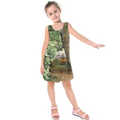 Garden Of The Phoenix Kids  Sleeveless Dress by Riverwoman