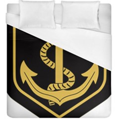 French Maritime Gendarmerie Insignia Duvet Cover (king Size) by abbeyz71