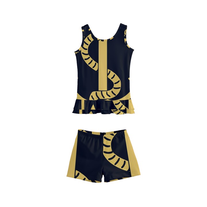 French Maritime Gendarmerie Insignia Kids  Boyleg Swimsuit