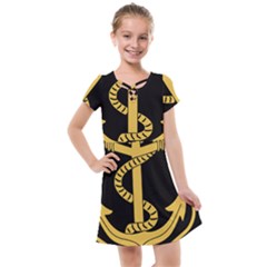 French Maritime Gendarmerie Insignia Kids  Cross Web Dress by abbeyz71