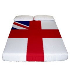 White Ensign Of Royal Navy Fitted Sheet (queen Size) by abbeyz71