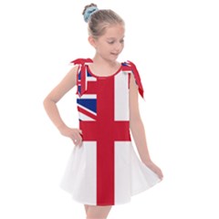 White Ensign Of Royal Navy Kids  Tie Up Tunic Dress by abbeyz71