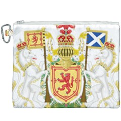 Royal Coat Of Arms Of Kingdom Of Scotland, 1603-1707 Canvas Cosmetic Bag (xxxl) by abbeyz71