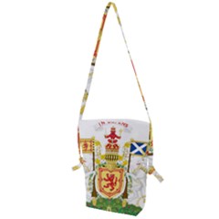 Royal Coat Of Arms Of Kingdom Of Scotland, 1603-1707 Folding Shoulder Bag by abbeyz71