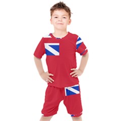 British Red Ensign, 1707–1801 Kids  Tee And Shorts Set by abbeyz71