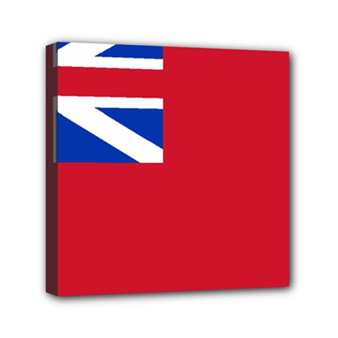 British Red Ensign, 1707–1801 Mini Canvas 6  X 6  (stretched) by abbeyz71
