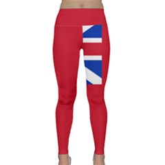 British Red Ensign, 1707–1801 Lightweight Velour Classic Yoga Leggings by abbeyz71