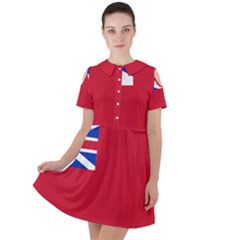 British Red Ensign, 1707–1801 Short Sleeve Shoulder Cut Out Dress  by abbeyz71