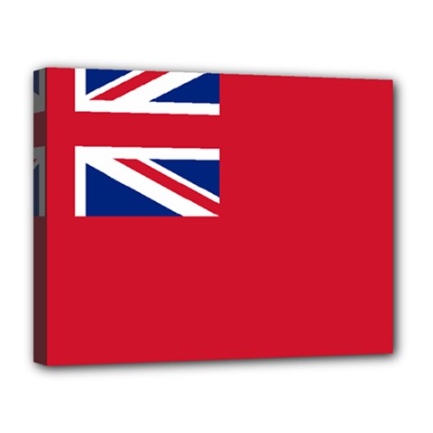 Civil Ensign Of United Kingdom Canvas 14  X 11  (stretched) by abbeyz71