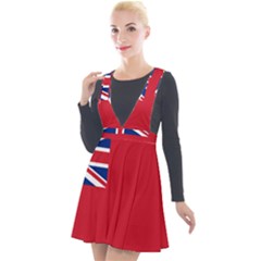 Civil Ensign Of United Kingdom Plunge Pinafore Velour Dress by abbeyz71